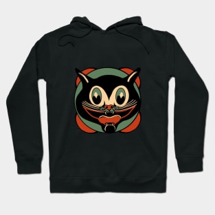 Retro Halloween Here Kittie Kittie! Hoodie